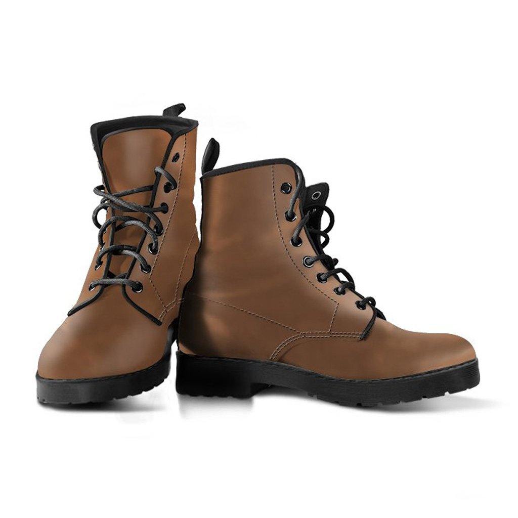Coffee Brown Vegan Boots