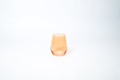 Creamsicle - Stemless Colored Wine Glass