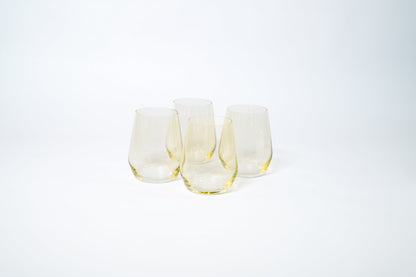 Lemon Drop - Colored Wine Glass