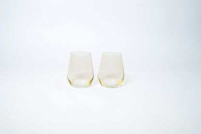 Lemon Drop - Colored Wine Glass