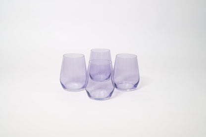 Lady Lavender - Colored Wine Glass