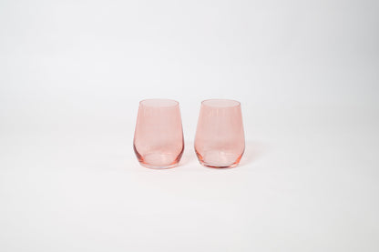 Tickle Me Pink - Colored Wine Glass