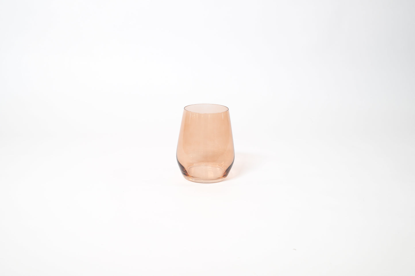 Brown Sugar - Stemless Colored Wine Glass