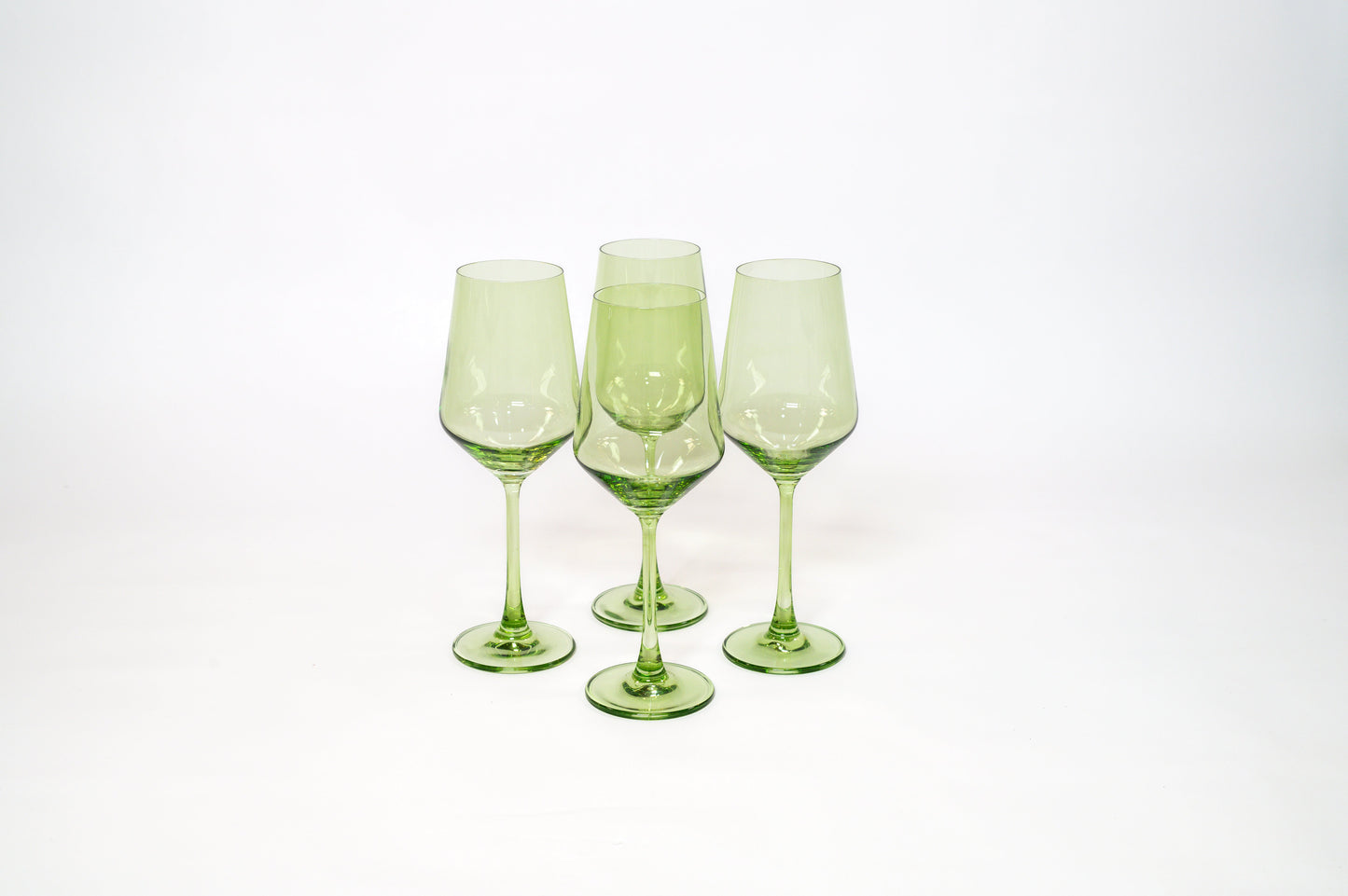 Matcha Green - Stemless Colored Wine Glass