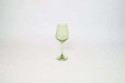 Matcha Green - Colored Wine Glass