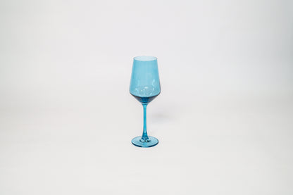 Blue Lagoon - Stemless Colored Wine Glass