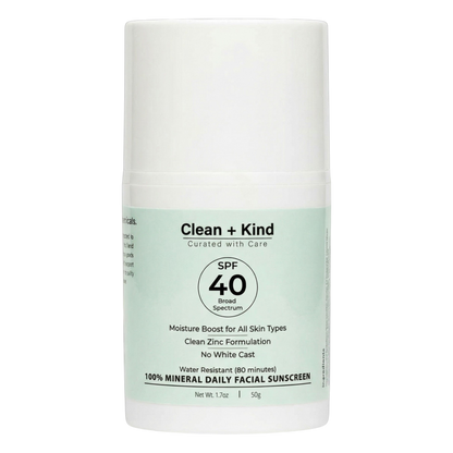 Untinted Daily Moisturizing Sunscreen – SPF 40