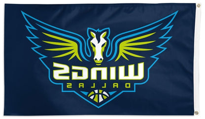 Dallas Wings Flag 3x5 Logo