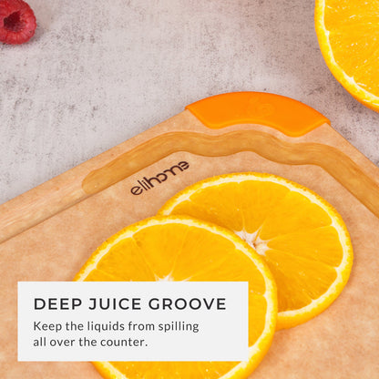 4 Piece Cutting Wise Cutting Board Set (S+M+L+XL)