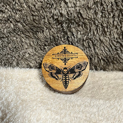 Death Head Moth Round Box