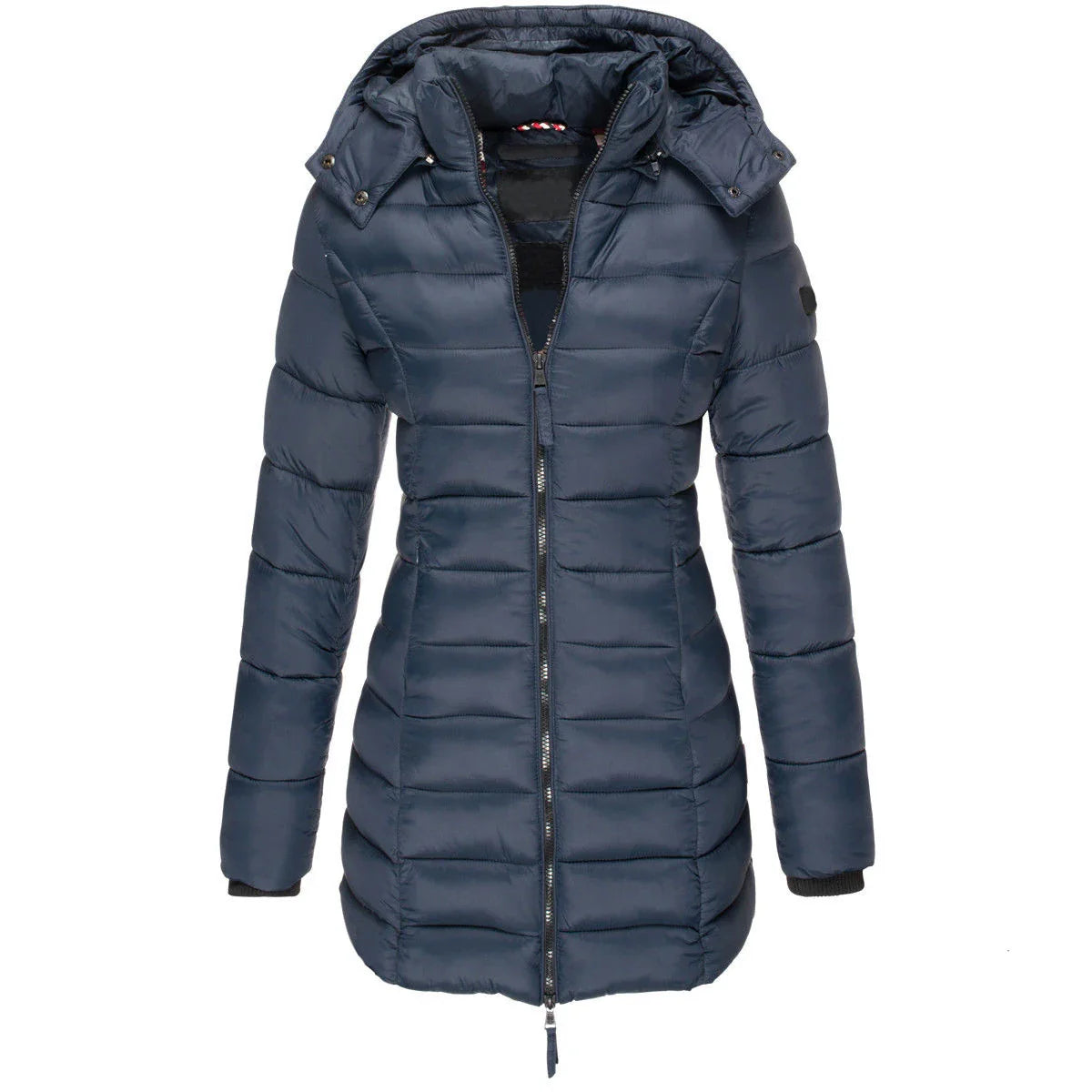 Winter Jackets for Women Zipper Hooded Cotton Padded Jackets.