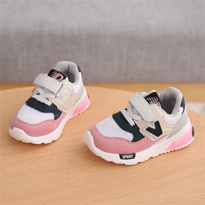 Spring Autumn Kids Shoes Baby Boys, Girls, Children's Casual Sneakers, Breathable Soft Anti-Slip Running Sports Shoes.