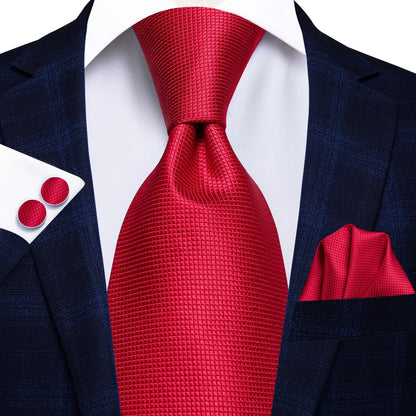 Hi-Tie Paisley Wine Red 100% Silk Men Neck Ties 8.5cm  Formal, Business Luxury Neckties.
