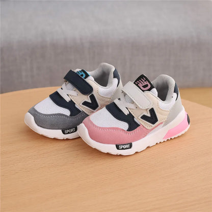 Spring Autumn Kids Shoes Baby Boys, Girls, Children's Casual Sneakers, Breathable Soft Anti-Slip Running Sports Shoes.