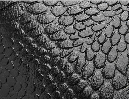 Luxury Crocodile Pattern Handbag for Women | Winter New PU Leather Tassel Shoulder Bag (Brands Design Handle Bag, Lady Purse)