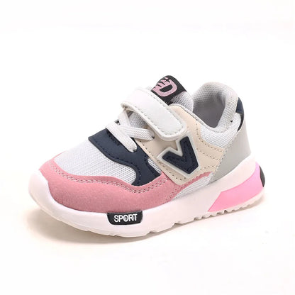 Spring Autumn Kids Shoes Baby Boys, Girls, Children's Casual Sneakers, Breathable Soft Anti-Slip Running Sports Shoes.