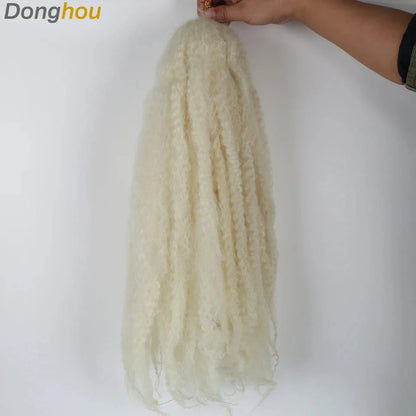 18" Marley Hair for Braids | Afro Kinky Ombre Braiding Hair | Kanekalon Extensions | 30 Strands/Pack