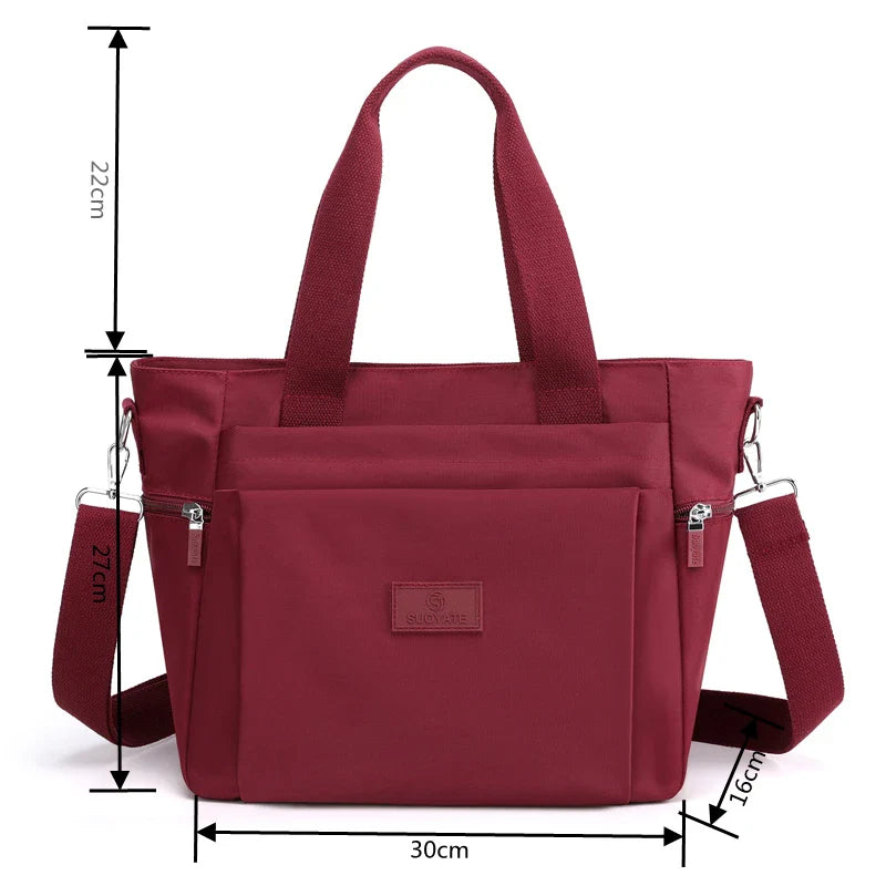 Women Hand  Luxury Handbags  Nylon  Top-handle Brand
