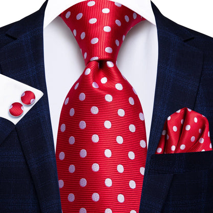 Hi-Tie Paisley Wine Red 100% Silk Men Neck Ties 8.5cm  Formal, Business Luxury Neckties.
