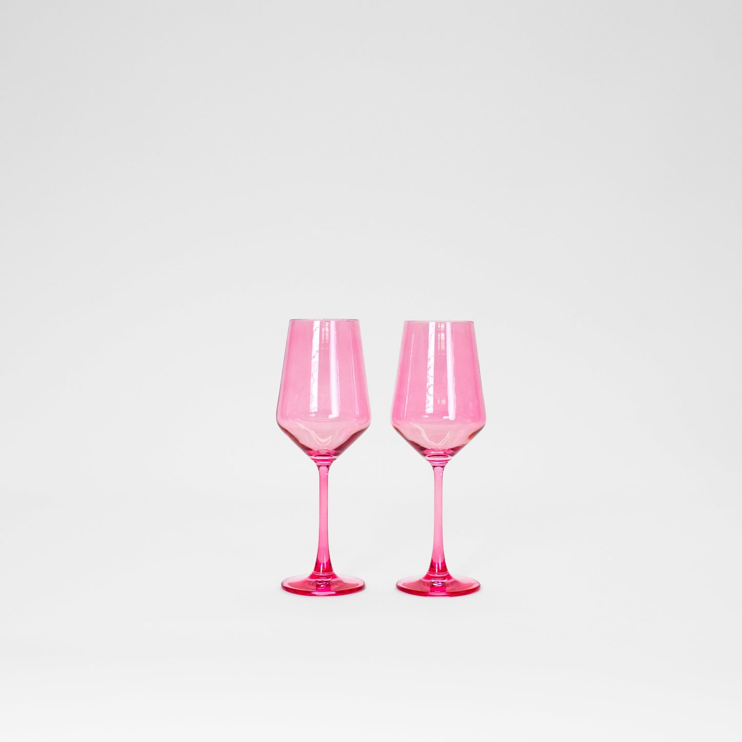 Bubblegum Pink - Colored Wine Glass