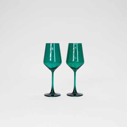 Emerald Green - Colored Wine Glass