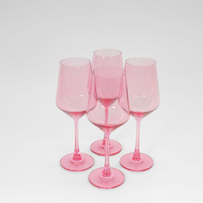 Bubblegum Pink - Colored Wine Glass