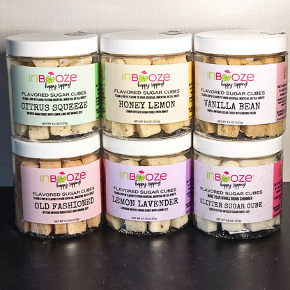 InBooze Flavored Sugar Cubes - Citrus Squeeze for Vodka, Gin, Tequila Drinks or mocktails!