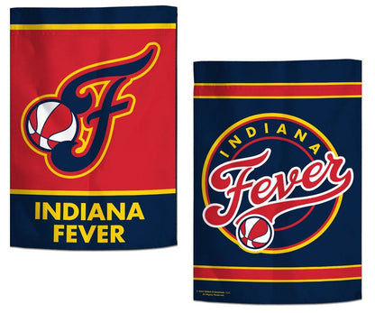 Indiana Fever Garden Flag 2 Sided Double Logo