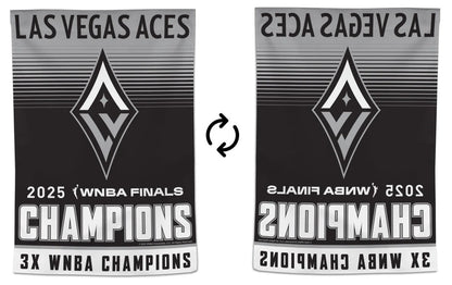 Las Vegas Aces House Flag – 2025 Champions Vertical Banner