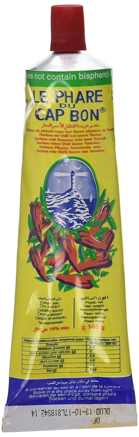 Le Phare du Cap Bon Harissa Hot Sauce – 140g Tube