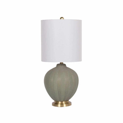 McMurray Green Textured Table Lamp - Clearance