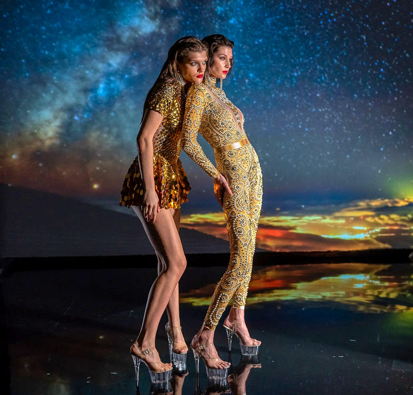 Helen Gold Sequin Mini Dress | Metallic Mermaid Seashell Festival & Party Outfit – Manifestie