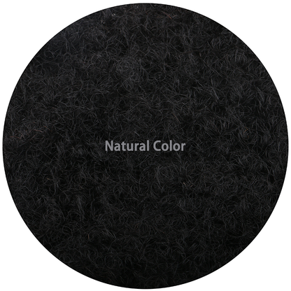 Reggae African Black Dreadlocks | 65cm South Korea Protein Filament Dreadlocks (Human Hair & Synthetic Blend, Bleaching & Dyeing)