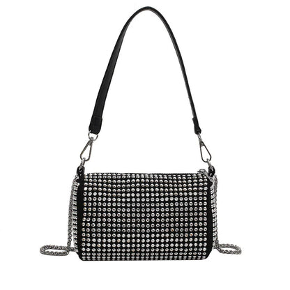 Fancy Rhinestone Bag | New Arrival Tide Fashion Underarm Bag & Full Diamond Crystal Handbag (Female Summer Crossbody)