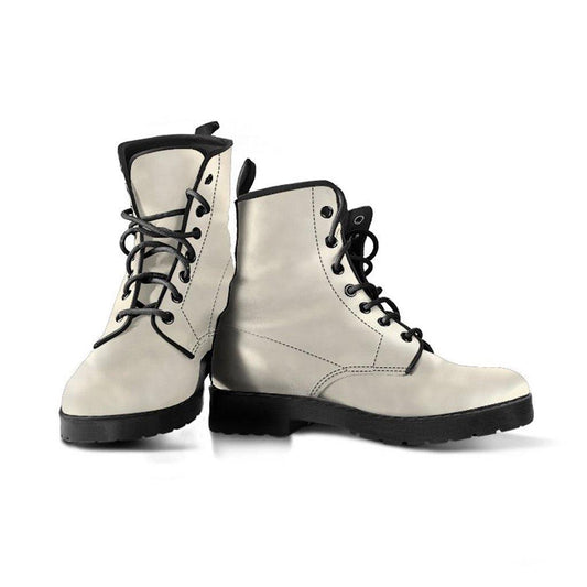 Pearl  Memory Foam Boots | All Season Lace Up Boots | Vegan Leather Combat Boot