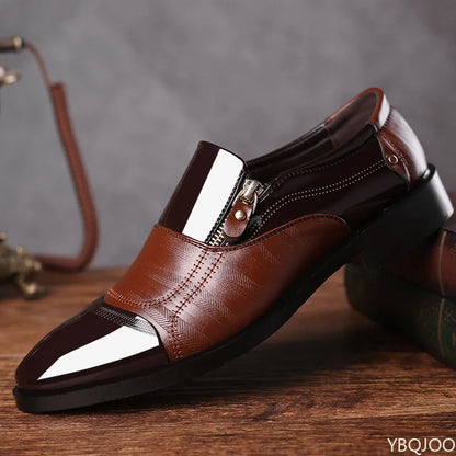 2026 Large Size Fashionable Men Office Formal Shoes, Comfortable Multifunctional Shoes.