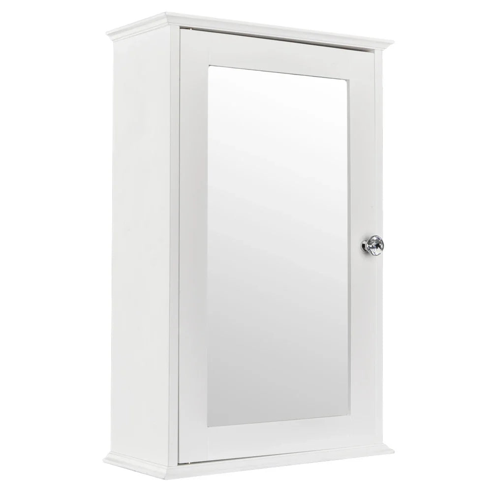 Single Door Mirror Indoor Bathroom Wall Mounted Cabinet.