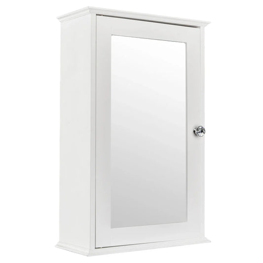 Single Door Mirror Indoor Bathroom Wall Mounted Cabinet.