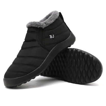 Women Boots with Plush Platform, Waterproof Fashionable Boots for Women.