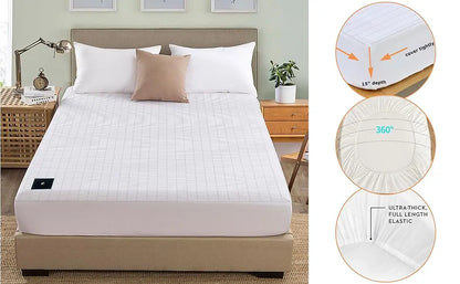Fitted sheet Organic cotton with Conductive fiber Grounding bed sheet for Nature Wellness