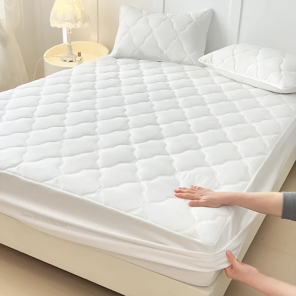 Waterproof Bedspreads Covers Fitted Sheets for Single/ Double/King/Queen Beds