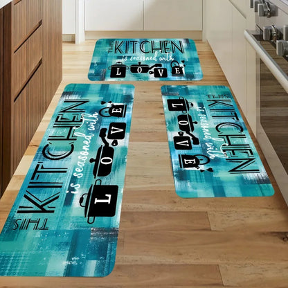 VIKAMA Kitchen Floor Mats, Entrance Door Mats, Laundry Room Long Carpets, Corridor ,Passageway Floor Mats, Home Decorations.