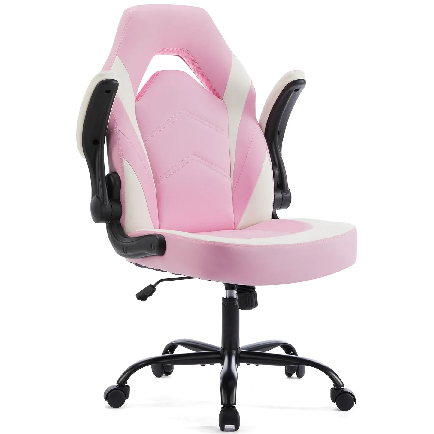 Ergonomic Office Computer  Chair Adjustable PU Leather  Armrest