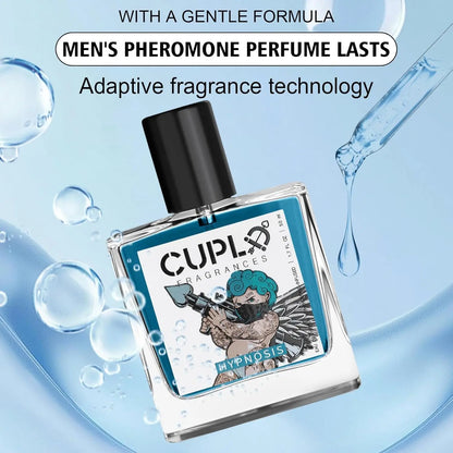 50ml Cupid Pheromone Cologne for Men, Hypnosis 2.0 Cologne Pheromone-Infused Long Lasting Scent.
