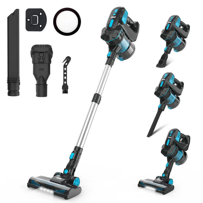 Cordless Vacuum Cleaner, 20KP Stick Vacuum up to 40min Runtime, 6-in-1 Cordless Vacuum for Household Cleaning.