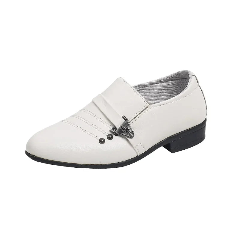 Spring Autumn Boy Leather Shoe, Fashion Causal  Slip-on Loafers.