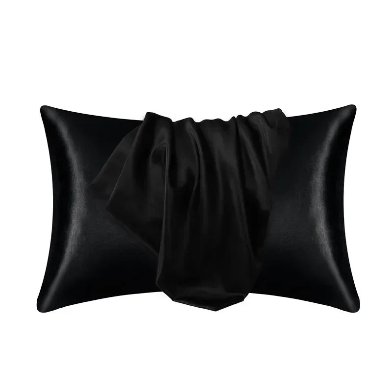 100% Silk Pillowcase  Silky Satin Comfortable Pillow Covers.