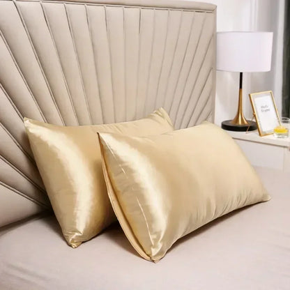 100% Silk Pillowcase  Silky Satin Comfortable Pillow Covers.