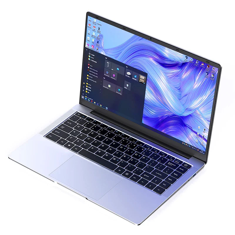 BYONE 14 Inch Low Price Laptop, Intel Celeron N4000 8GB RAM, 256GB, 512GB, SSD HD Screen, Office Learning Portable Laptops.