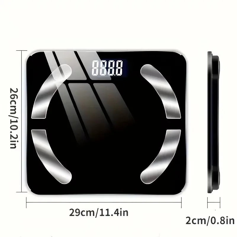 Digital Bathroom Scale with App Connectivity for Accurate Weight Measurement and Tracking